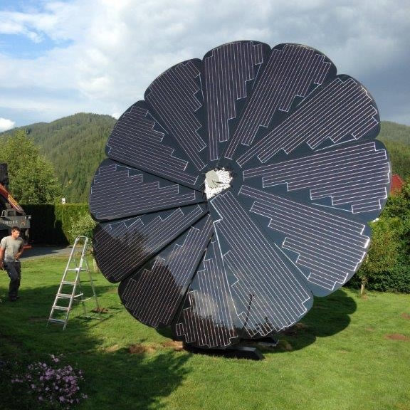Photovoltaik im Garten Fundament ohne Flurschaden
